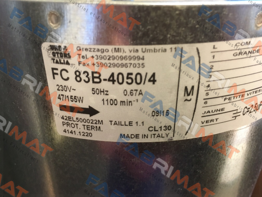 FC 83B-4050/4 OEM Euro Motors Italia