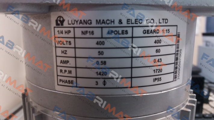 J220-200-15-U1T54-G3 Luyang Gear Motor