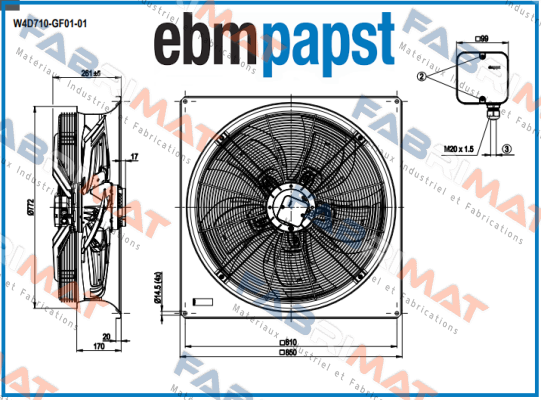 W4D710GF0101 EBM Papst