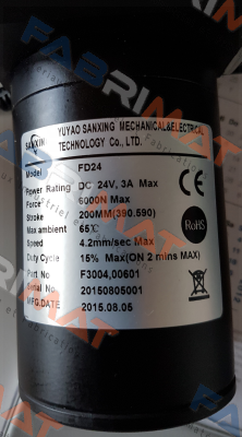 F3004,0001 DC 24V, 3A Sanxing