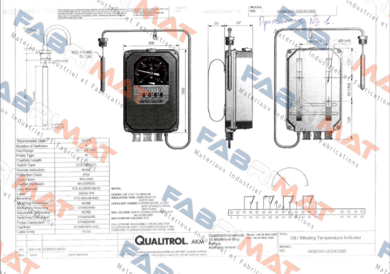 AKM345-00243386 Qualitrol