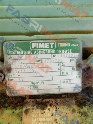 COVER FOR FIMET MOTOR MH200  Fimet