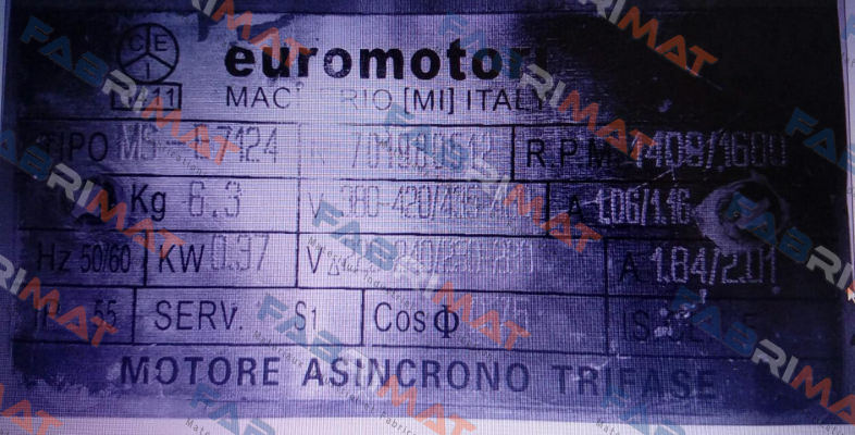 MS-E7124 old code, new code A B3P4 004 Euromotori