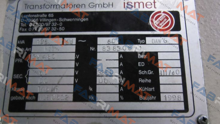 838308/1  Ismet