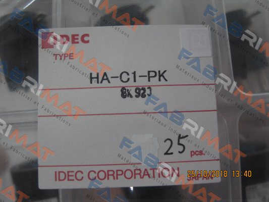 P/N: 208748 Type: HA-C1 (pack x25)  Idec