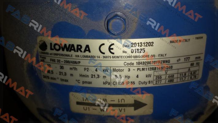 FHE 32-200/406/P Lowara