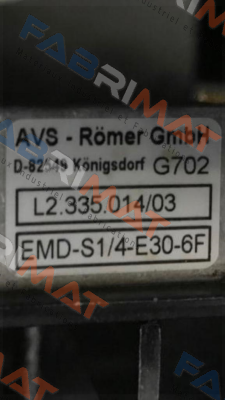 EMD-S1/4-E30-6F-024/=-NG Avs Römer