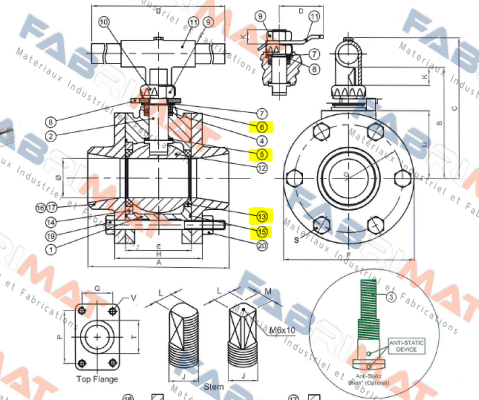 repair kit for 2666 (DN80/65) Valtaco