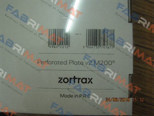 Perforated Plate v2 for M200 Zortrax