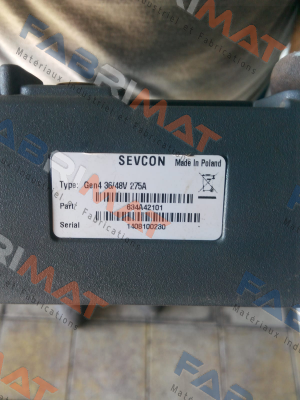 Type: Gen 4 36/48V 275A P/N: 634A42101 Sevcon