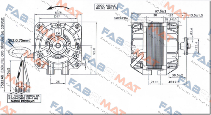 82E-3016/45 Euro Motors Italia