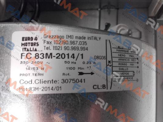 FC 83M-2014/1 08G06 Euro Motors Italia