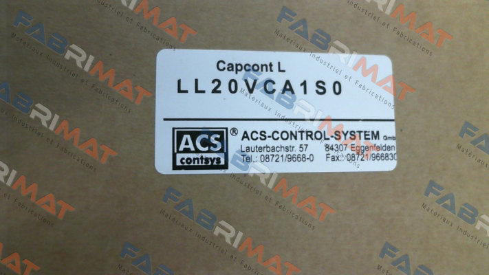 L L 2 0 V C A 1 S 0 (111000044) ACS CONTSYS