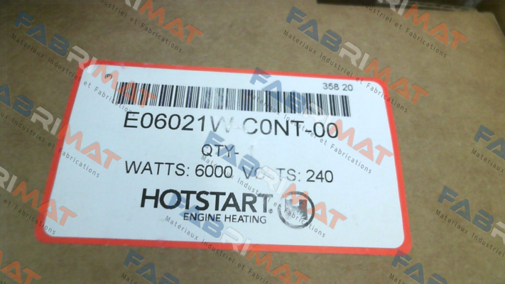 E06021W-C0NT-00 Hotstart