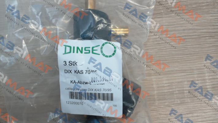 P/N: 123200070 Type: DIX KAS 70/95 Dinse