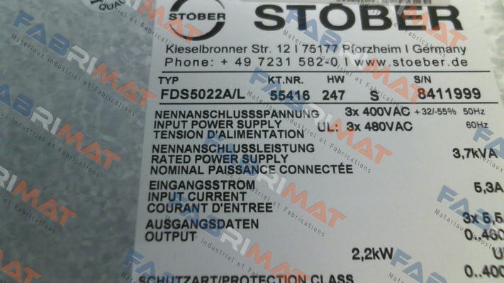 FDS5015A/L Stober