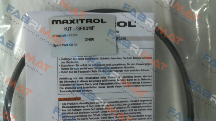 5092 (KIT - GF 80 MF) Maxitrol