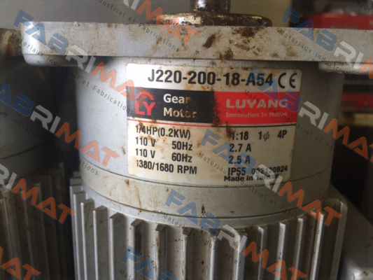 J220-200-18-A54 Luyang Gear Motor