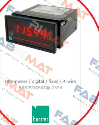 RESİSTOMAT 2354  Burster