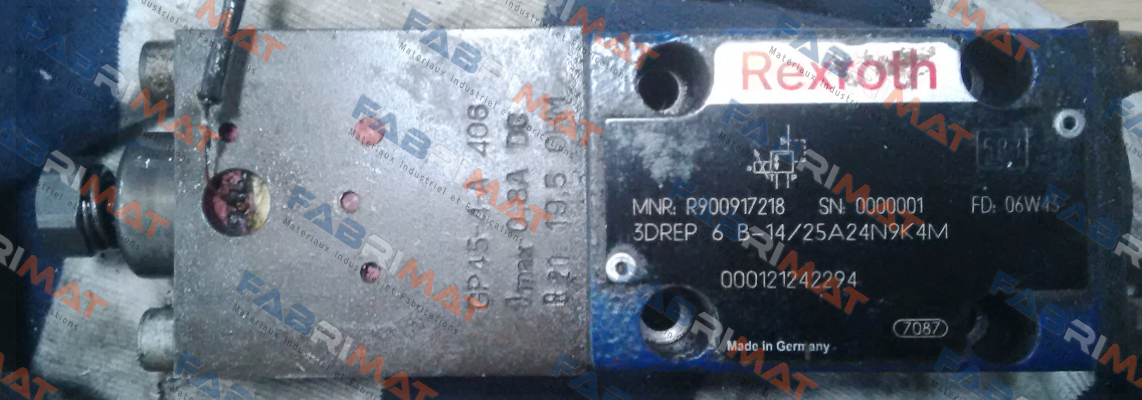 R900917218, obsolete/alternative P/N: R900956636 Type: 3DREP 6 B-2X/25EG24N9K4/M  Rexroth