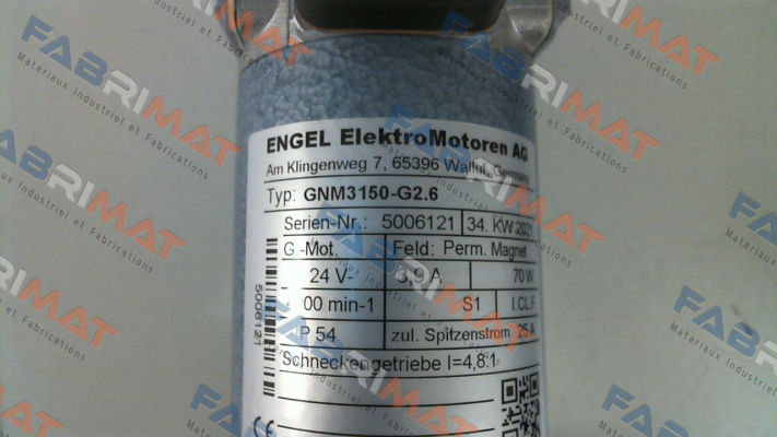 8031900950 - GNM3150−G2.6 Engel Motor