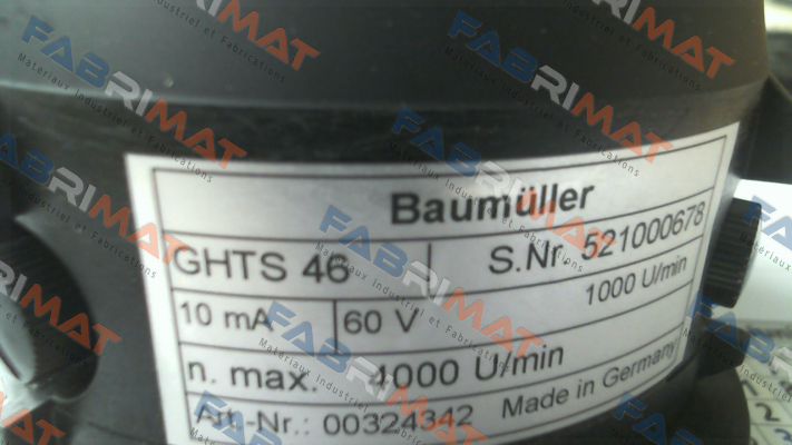 GHTS 46 60 V 1000 U Baumüller