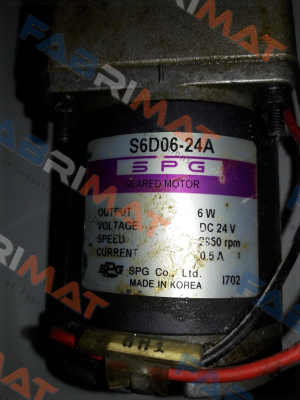 S6D06-24A Spg Motor