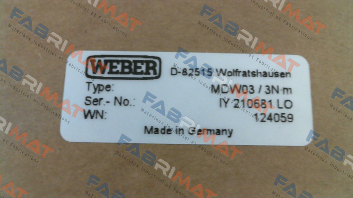 124059 Weber