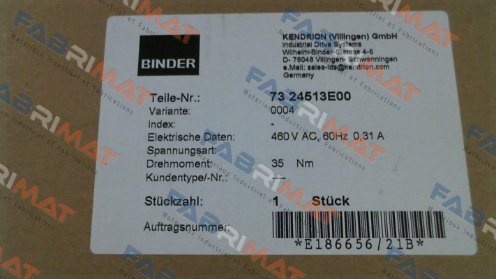 73 24513E00-0004 Binder