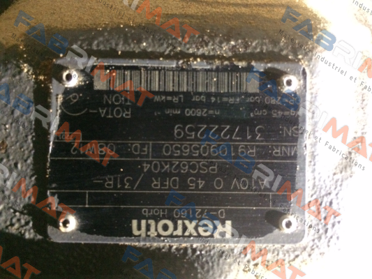 R910905650 / 	A  A10V O 45 DFR /31R-PSC62K04  Rexroth