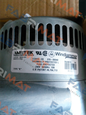 AMETEK 117416-03  Ametek Windjammer