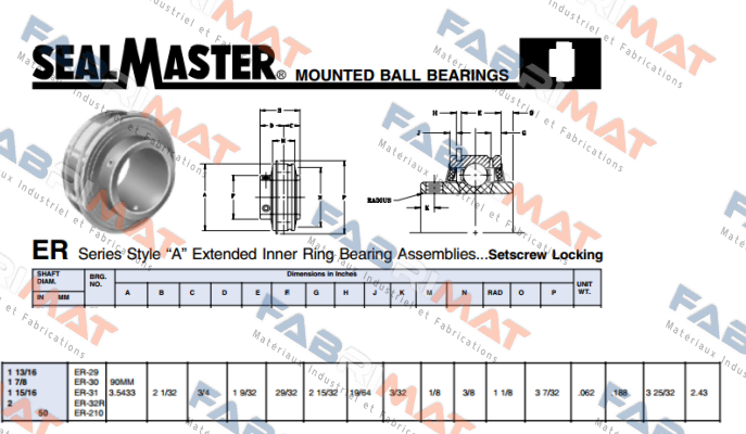 ER30 Seal Master