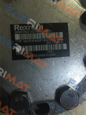 MCR3F400F180Z32C2RMS  Rexroth