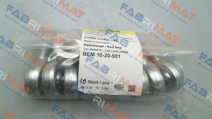 BEM 10 20-501 Durbal