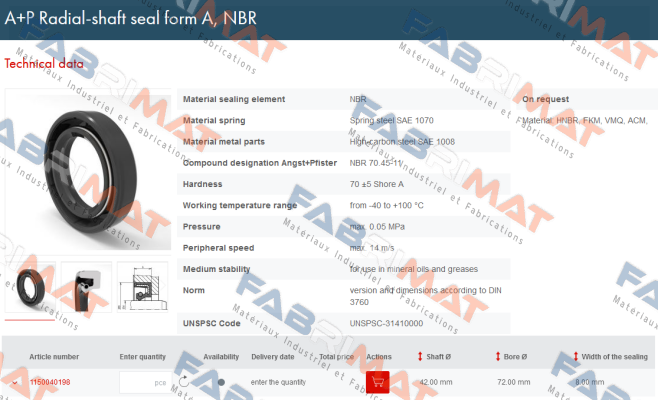 NBR 70.45-11 Angst-Pfister