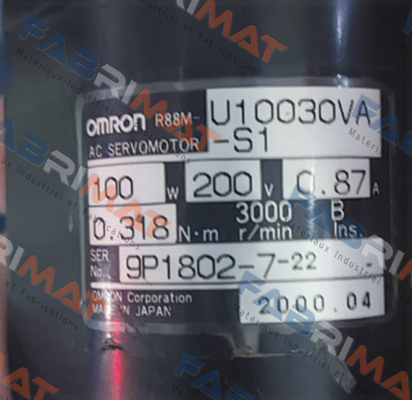 R88M-U10030VA-S1 Omron