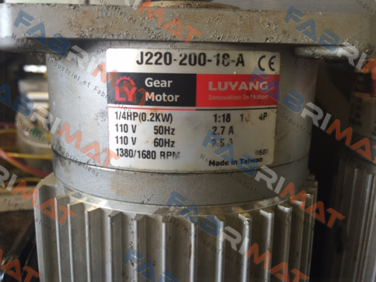 J220-200-18-A Luyang Gear Motor