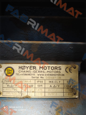 Y2E2-225MA-4 Hoyer Motors