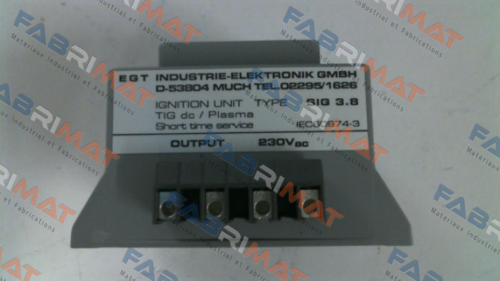 SIG 3.8 EGT Industrie elektronik